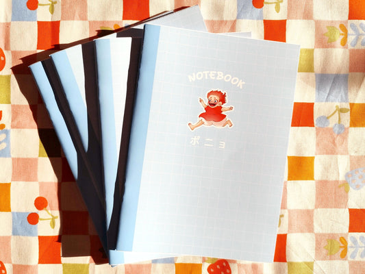 Carnet de notes Ponyo sur la falaise