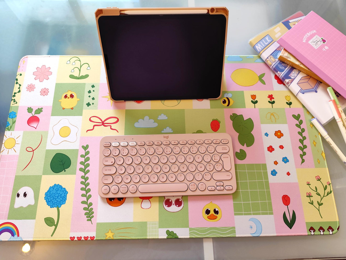 Tapis de souris damier