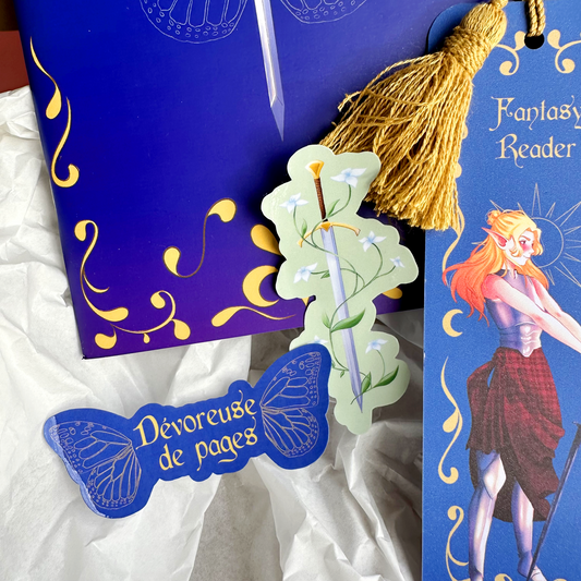 Set de papeterie Fantasy Reader