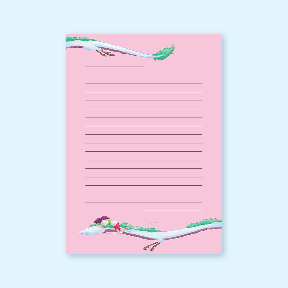 Bloc-notes Le Voyage de Chihiro