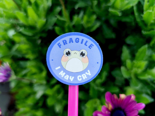 Stickers Fragile I may Cry