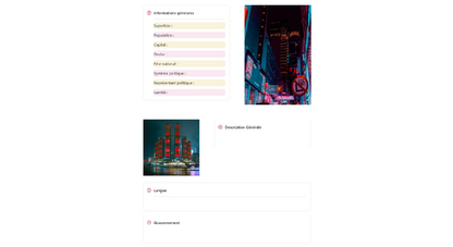 Template Notion worldbuilding