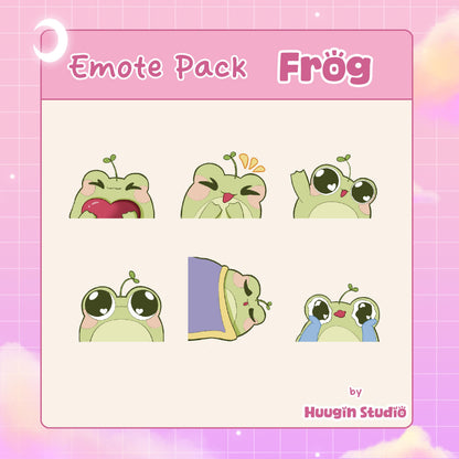 6 Emotes Grenouille