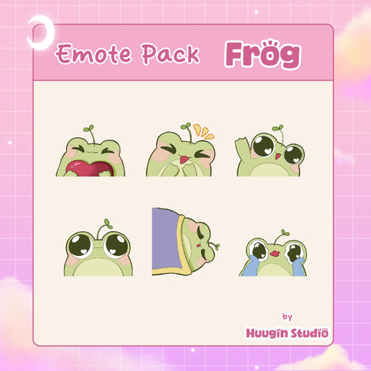6 Emotes Grenouille