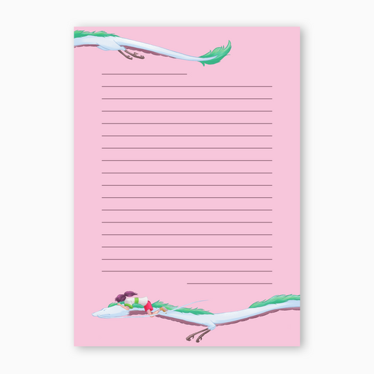 Bloc-notes Le Voyage de Chihiro