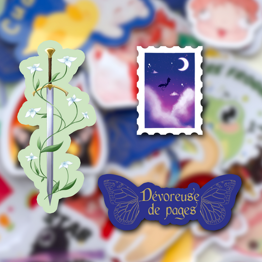 Stickers Fantasy Reader