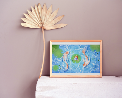 Print A5 - Koi