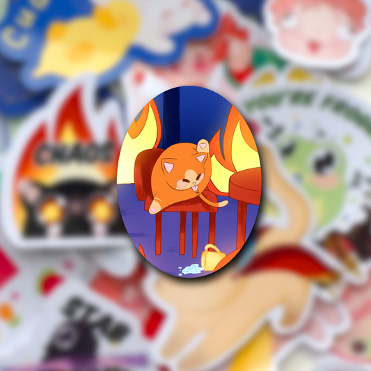 Stickers This is fine