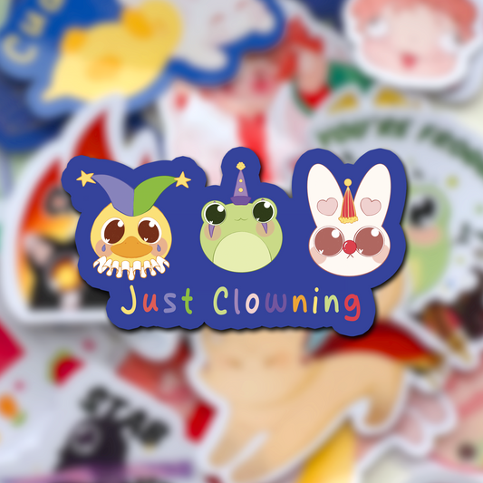 Stickers Just clowning