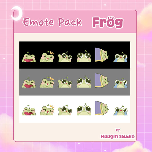 6 Emotes Grenouille