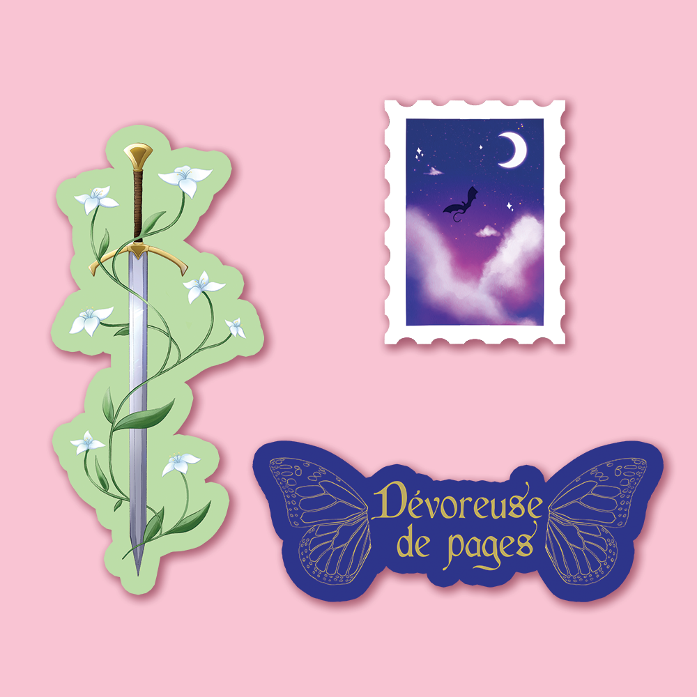 Stickers Fantasy Reader