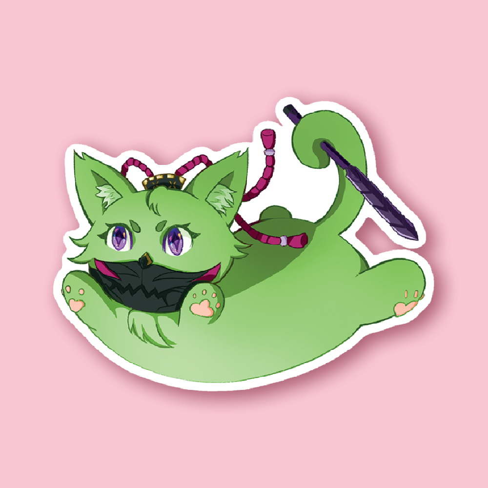 Sticker meowshin impact