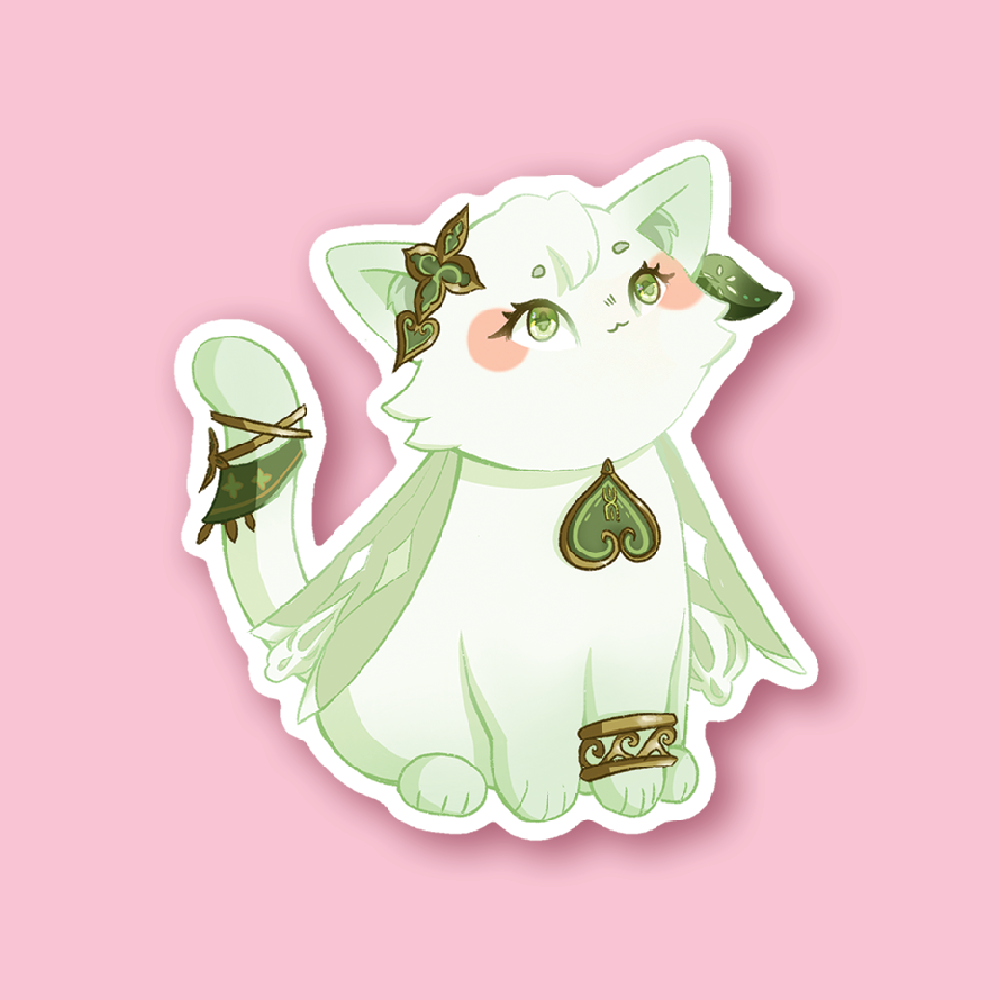 Sticker meowshin impact