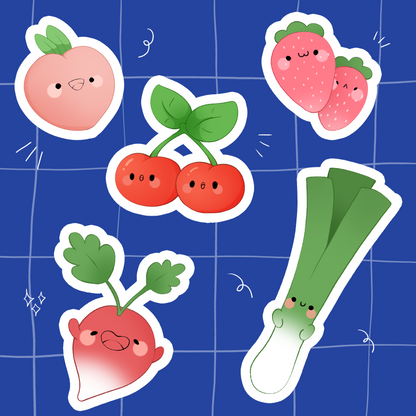 Pack de Stickers fruits & légumes