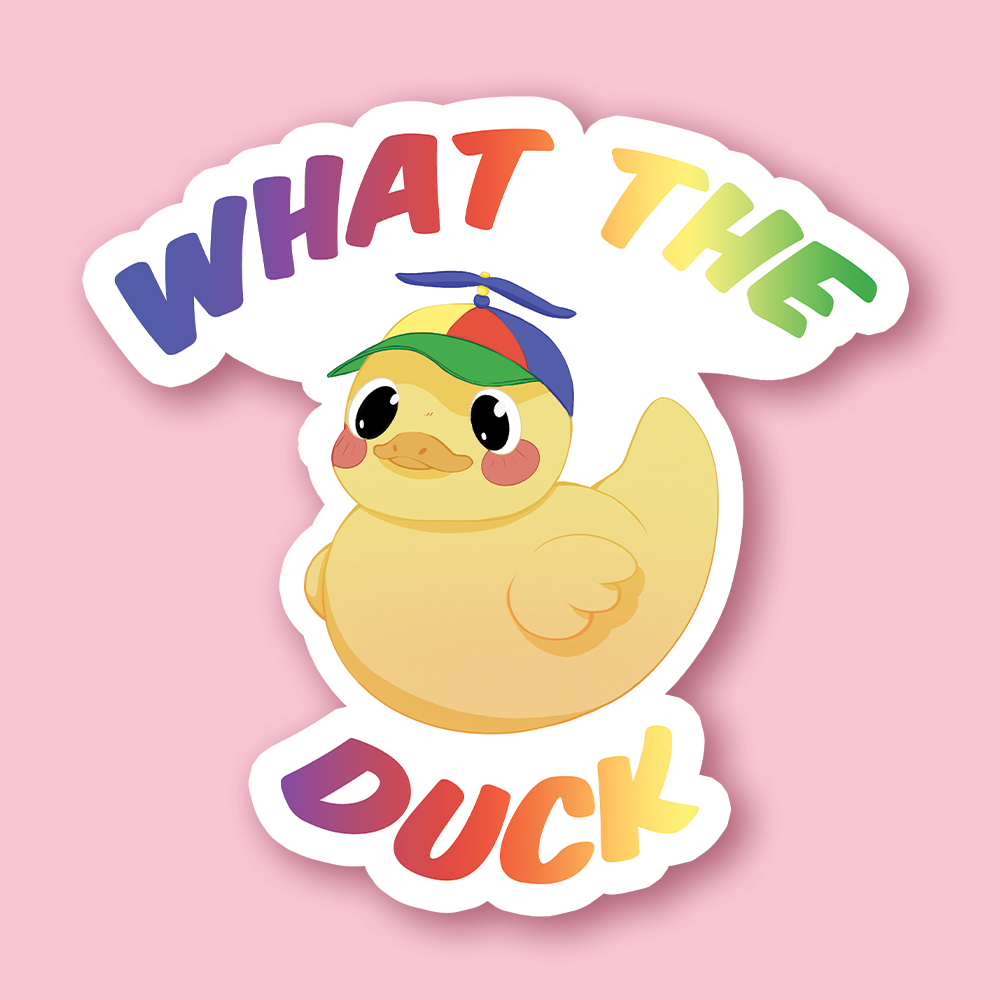 Sticker what the duck
